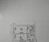 2-комн, 40кв м, этаж 4/5 улица Циолковского, 11