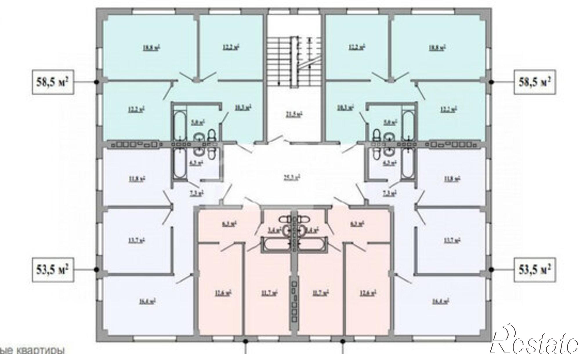 Купить квартиру за 6 553 500 рублей на Липецк, улица Виктора Музыки