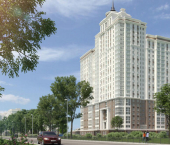 1-комн, 43кв м, этаж 12/22 ул Индустриальная, 164