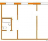 2-комн, 59кв м, этаж 8/17 ул В.П. Газина, 5