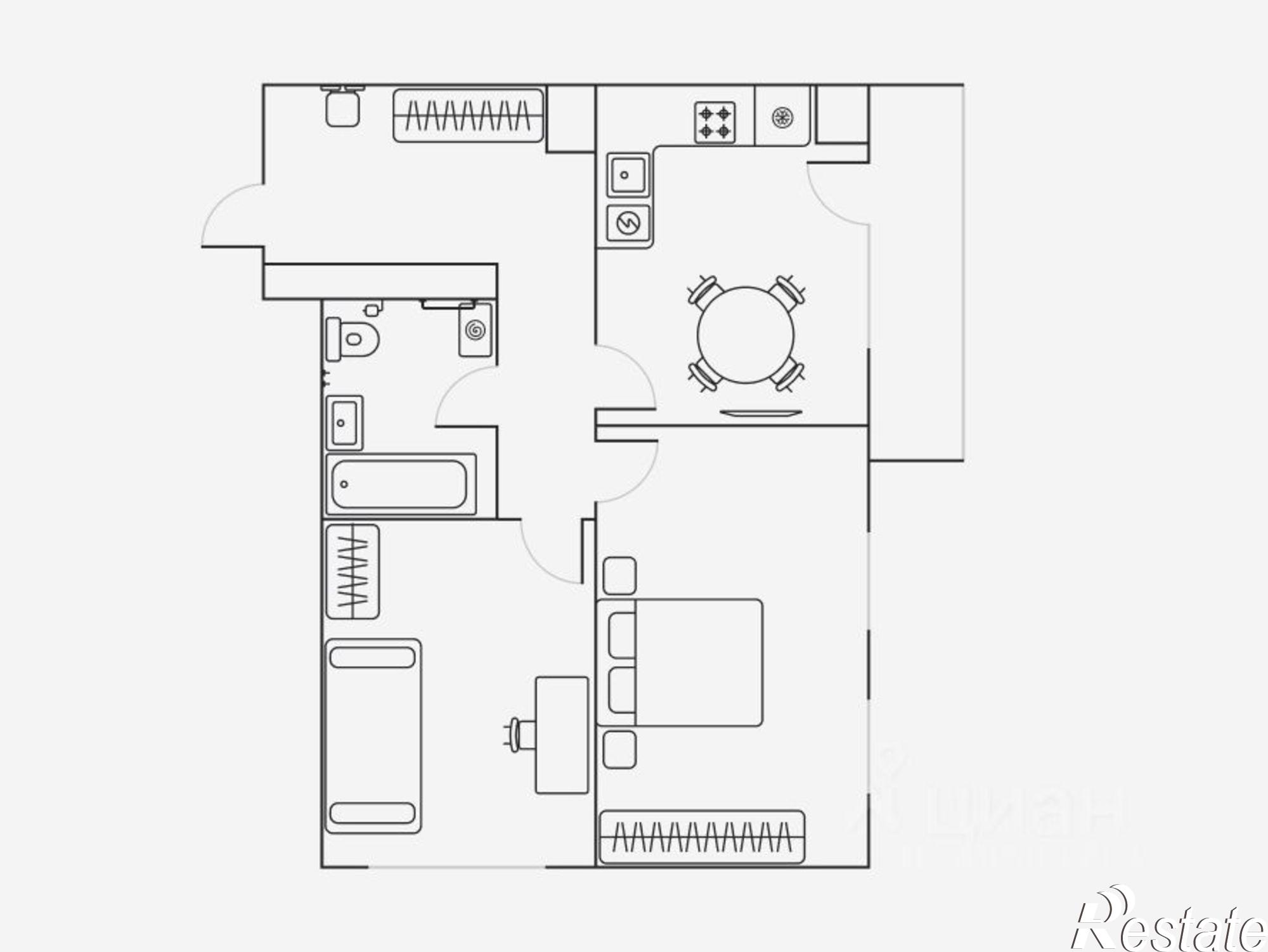 Сдать квартиру за 50 990 рублей на улица Скороходова, 23