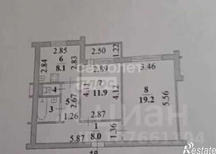 2-комн квартира Липецк г., Октябрьский, Свиридова ул.