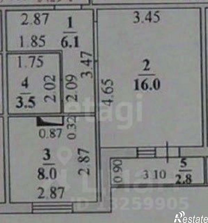 2-комн квартира ул Правды, 31 А,  д. 31 А,  к. А