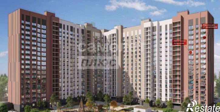 2-комн квартира в новом доме Липецк г., Октябрьский, Перова ул.