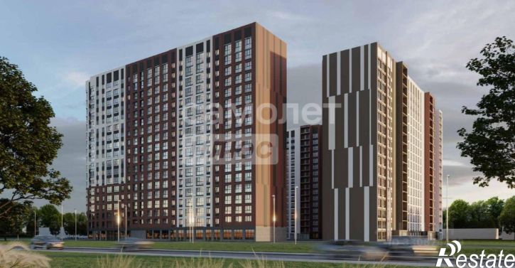 2-комн квартира в новом доме Липецк г., Октябрьский, Перова ул.