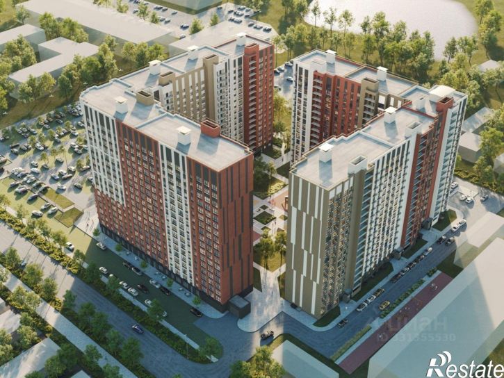 2-комн квартира в новом доме улица Перова