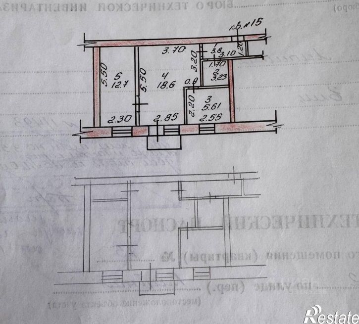 2-комн квартира Елец, Клубная улица, 2